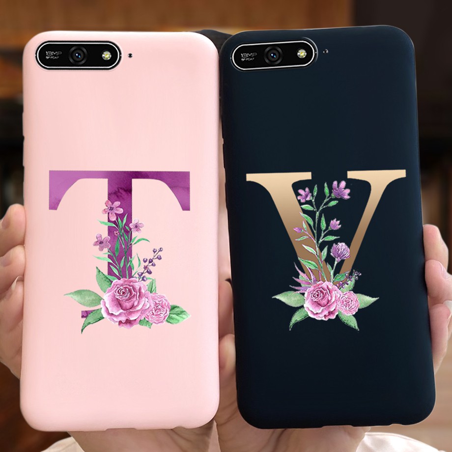 Shockproof Casing Huawei Y6 2018 Phone Case Letter Flowers Silicone Matte  Cover Candy TPU Soft Case HuaweiY6 2018 ATU-L11 LX3 L21 L22 Cover | Shopee  Philippines