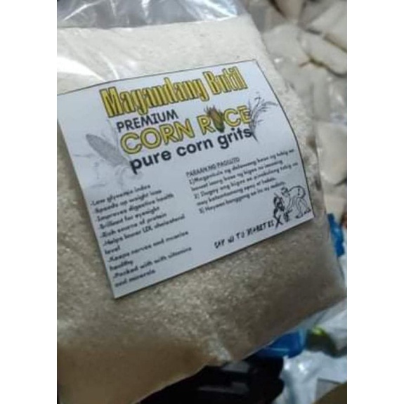 5 KG 14 WHITE Premium Pure corn grits Bigas na mais Corn rice Shopee