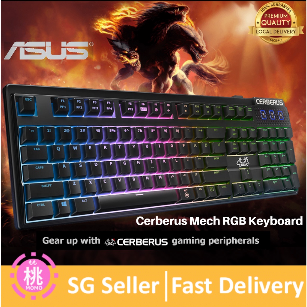 ASUS CERBERUS MECH RGB MECHANICAL GAMING KEYBOARD Shopee Philippines