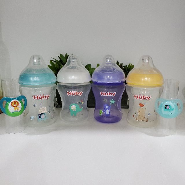 Nuby Natural Touch Infant Bottles 9oz 