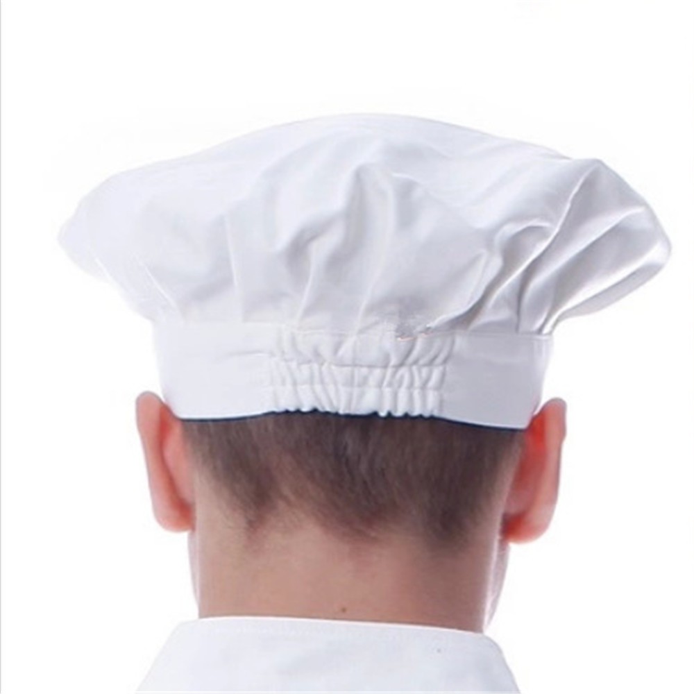 Cook BBQ Grilling Kitchen Uniform Cooking Baker Cloth Adult Hat White Chef Hat 