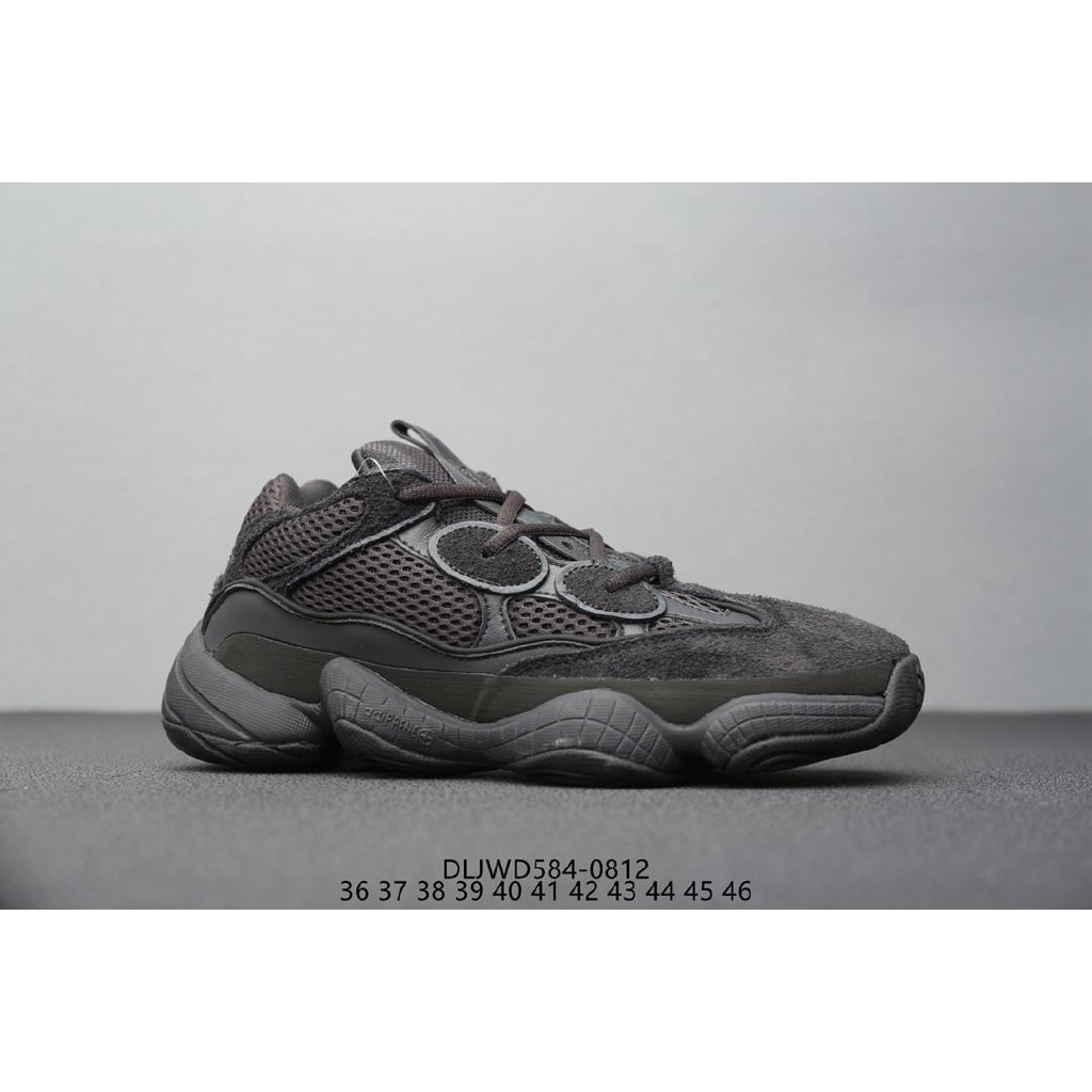 Kanye West Yeezy 500 Desert Rat suede and mesh sneakers