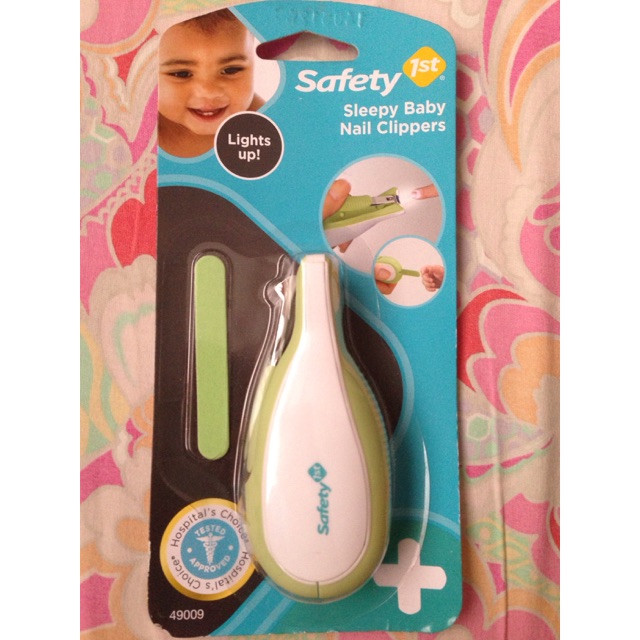 safety 1st sleepy baby nail clippers with light