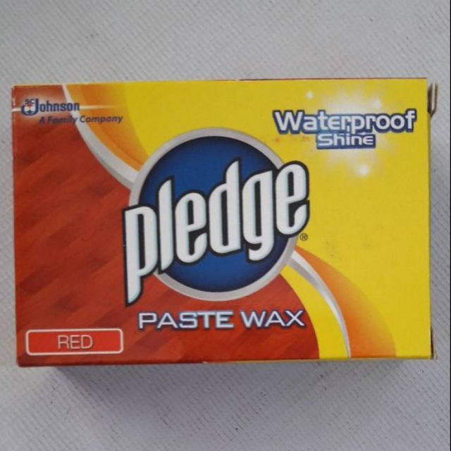 Pledge Paste Floor Wax Red