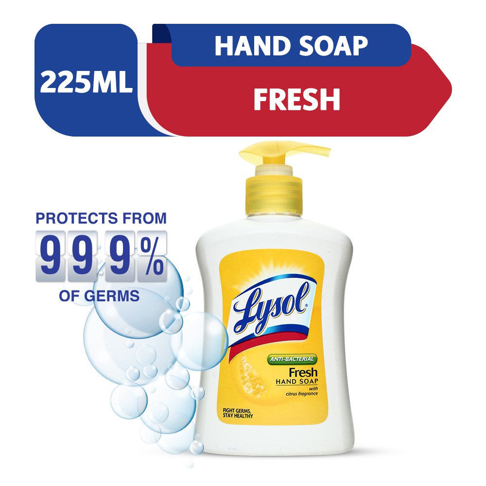 Lysol Antibacterial Hand Soap Fresh 225mlCozy ZbCk Shopee Philippines