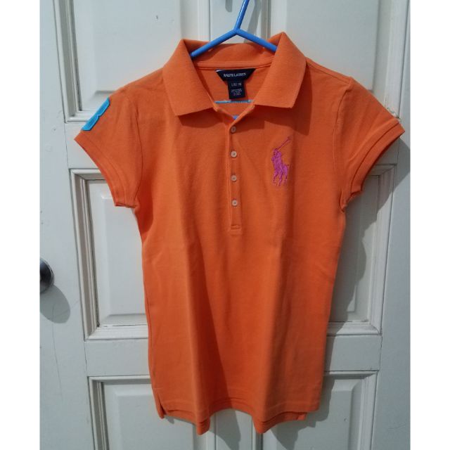 ralph lauren orange polo
