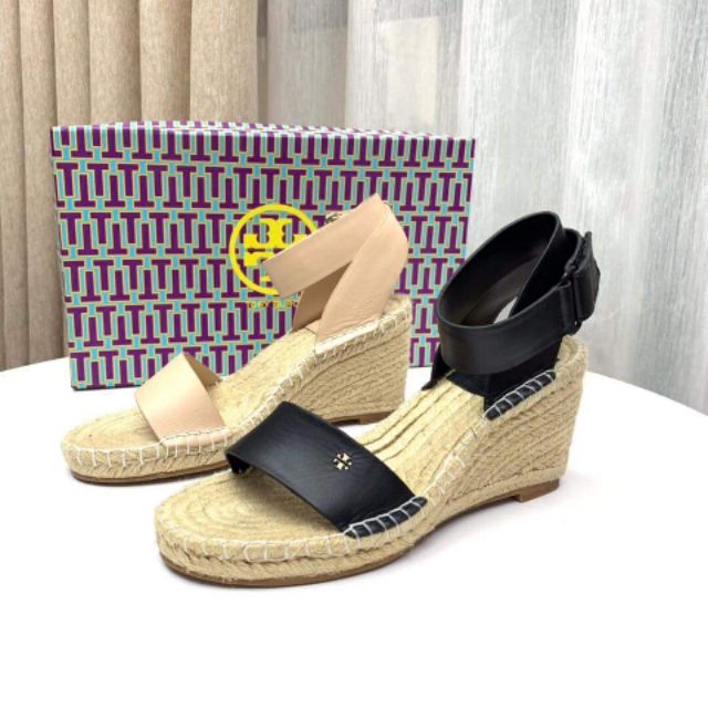 Tory Burch Espadrilles Wedge Sandals | Shopee Philippines