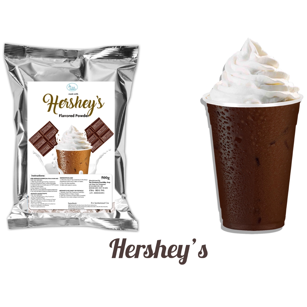 ICE BLEND Hershey's Drink Powder 500g TOP CREAMERY Shopee Philippines