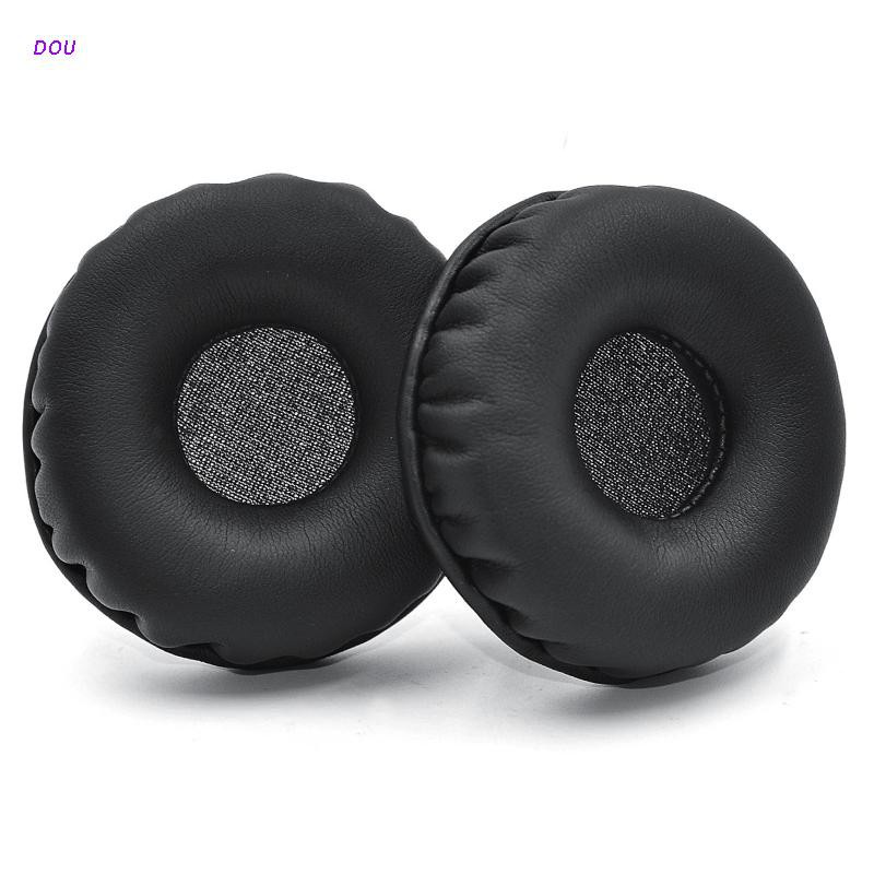 DOU Replacement Leather Ear Pads Cushion Cover Earpads for Jabra Evolve