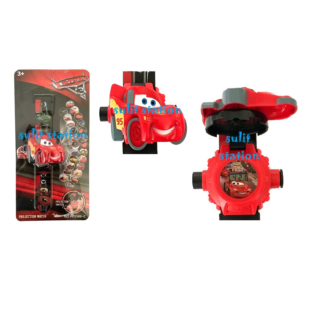lightning mcqueen digital watch