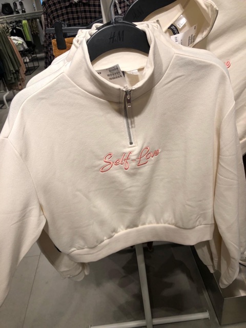 h&m love sweatshirt