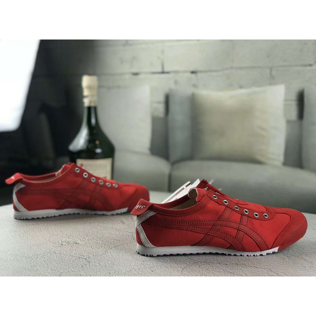 asics tiger red shoes