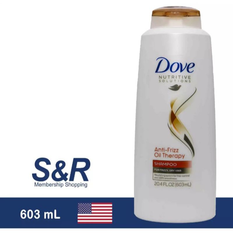 Dove Nutritive Solutions Anti Frizz Oil Therapy Shampoo 603 Ml Shopee Philippines