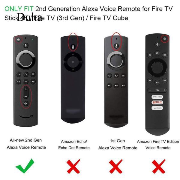 Duha 5 9 Inch Anti Slip Protective Silicone Case Cover Skin Sleeve Protector For Amazon Fire Tv Stick 4k Voice Remote Shopee Philippines