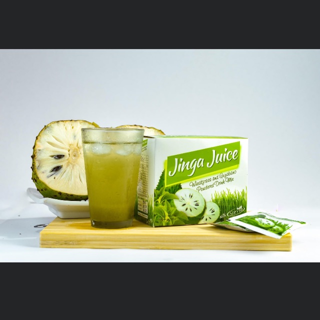 Jinga Juice Wheatgrass And Guyabano Drink Mix With Stevia Shopee Philippines