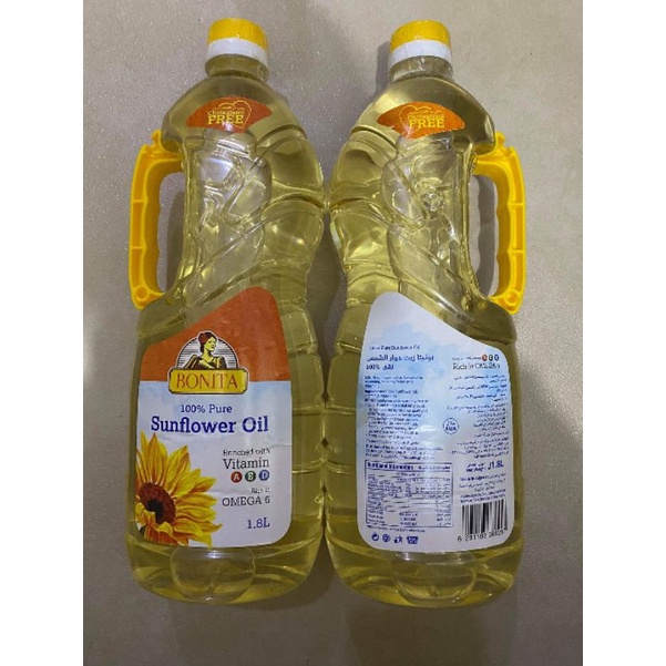 Original 1.8L sunflower Oil (Bonita Cooking Oil) Shopee Philippines