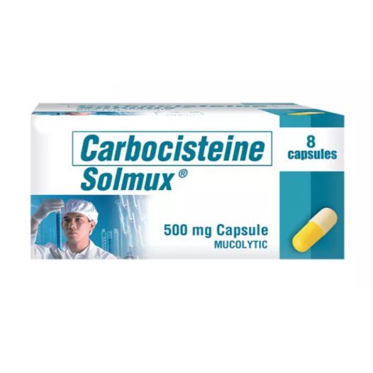 Solmux (Carbocisteine) 500mg 10 Capsules | Shopee Philippines