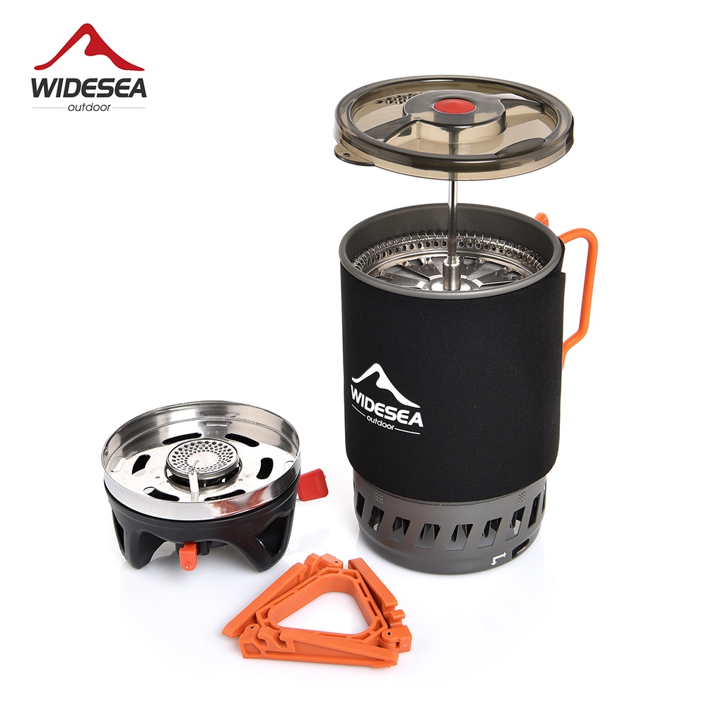 SUNNYWARE picnic set Widesea Camping Cooking System with Heat Exchanger