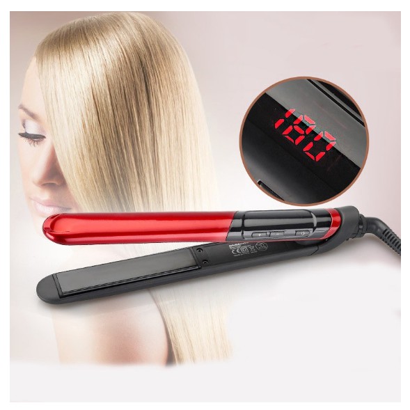 hair straightener with digital temperature control