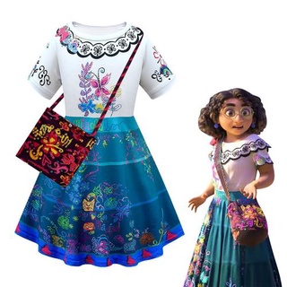 Mirabelle Madrigal Dress Cosplay Children Girl Disney Encanto Costume ...