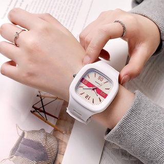 Relo Vintage Square Rubber Watch Women Wristwatch Casual Fashion Unisex watches