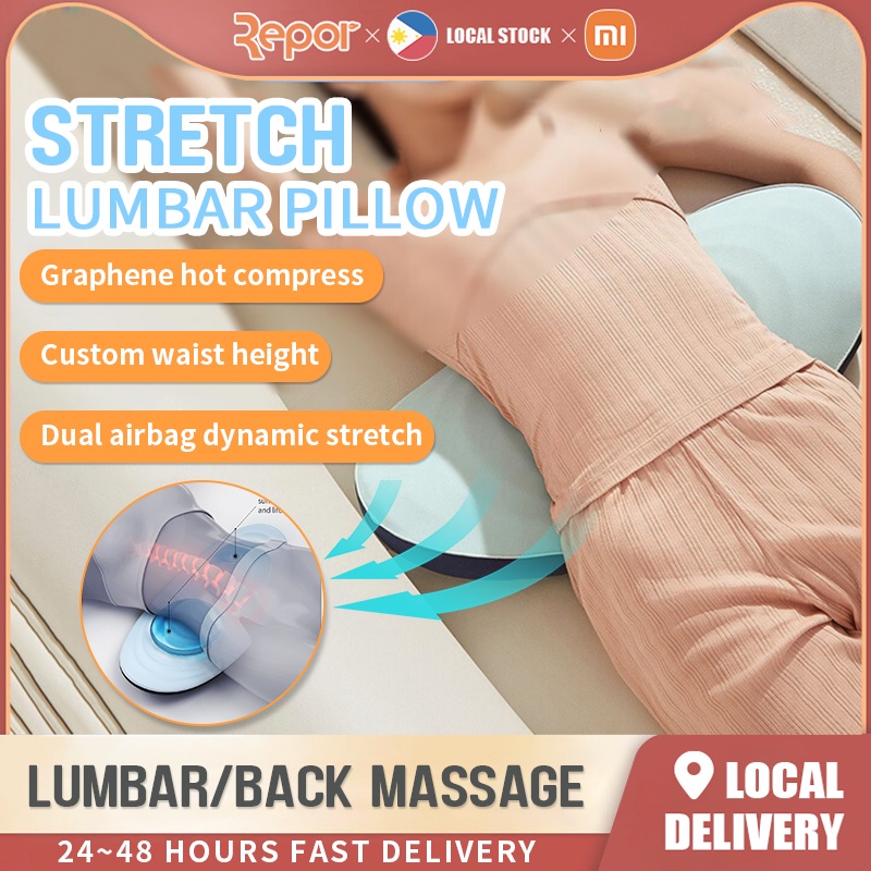 Xiaomi Youpin Repor Lumbar Pillow Airbag Stretch Massage Lumbar Pillow