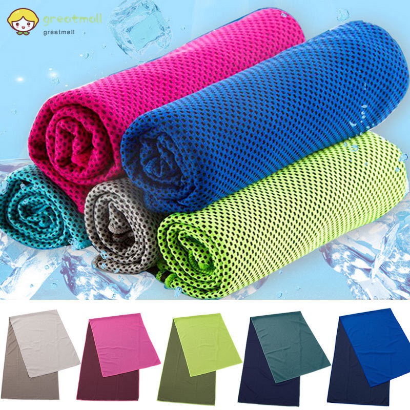 thermochromic cooling towel