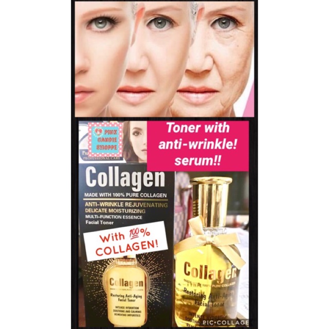 collagen restoring anti aging facial toner