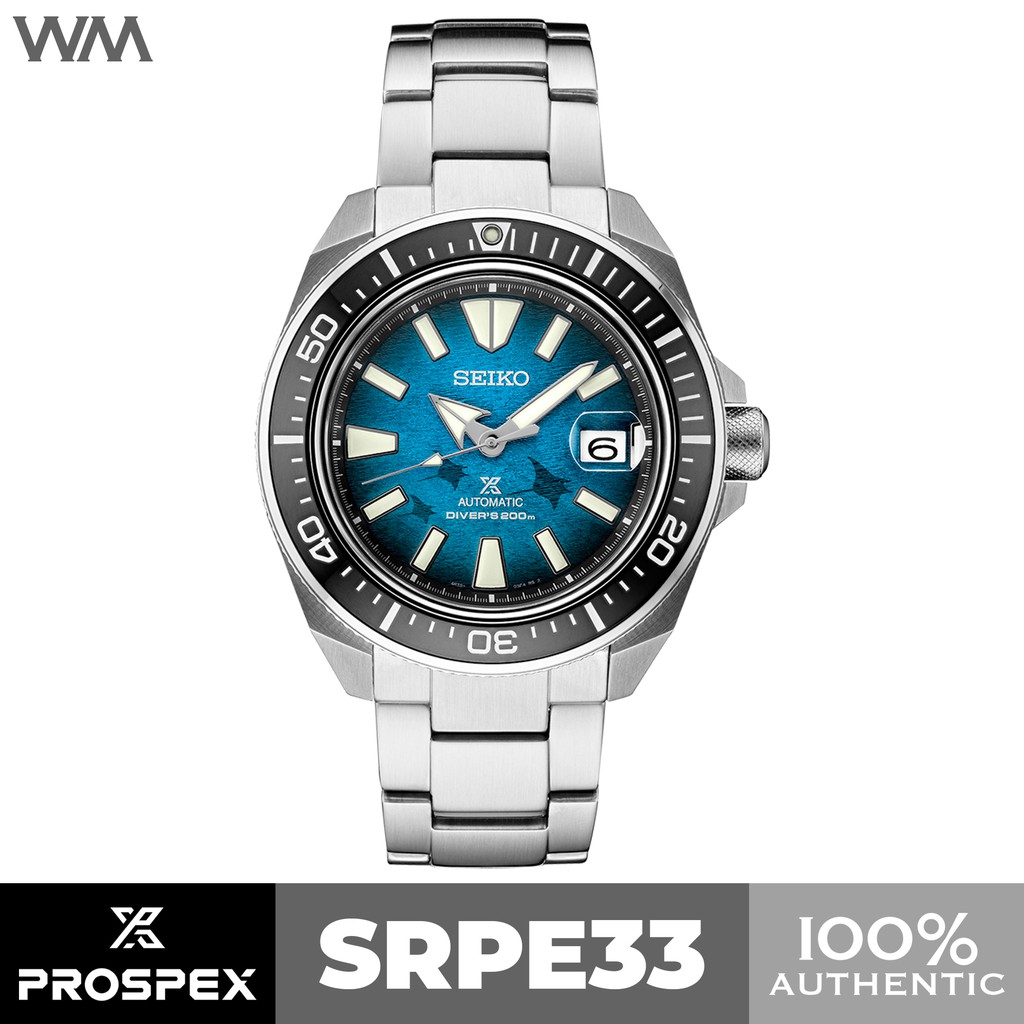 Seiko Prospex Manta Ray King Samurai Automatic 200m Diver's Watch Stainless  Steel SRPE33 | Shopee Philippines
