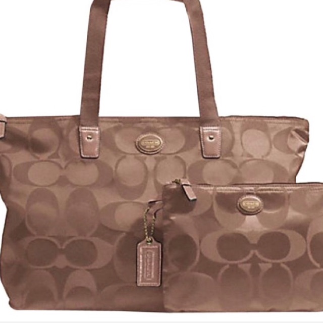 coach foldable tote