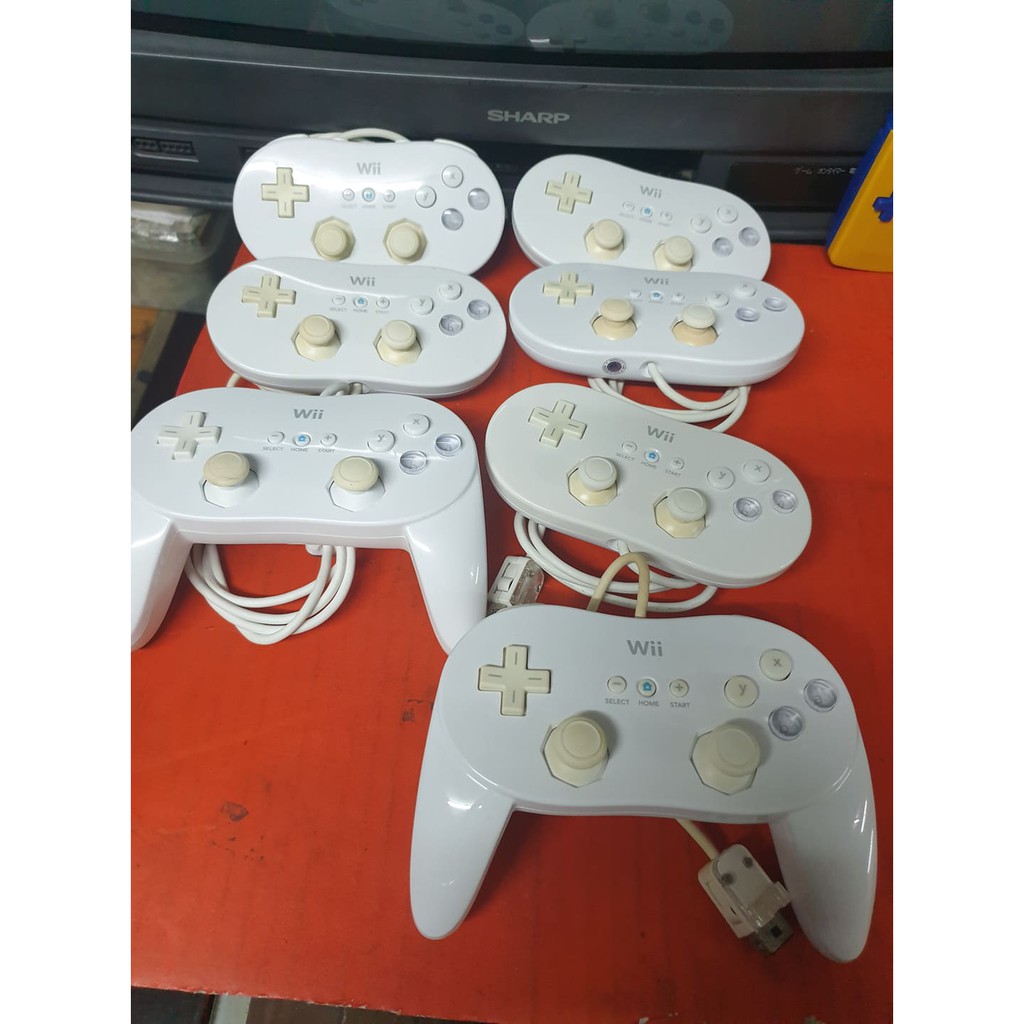 Original Nintendo Wii Pro Classic Controller (Analog yellowing) Shopee Philippines