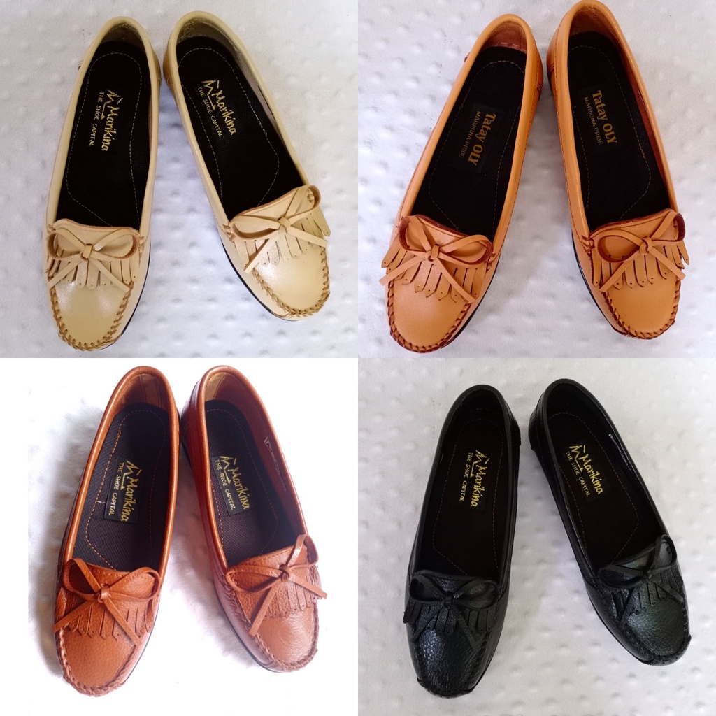 Original 100 Marikina Made Genuine Cowhide Leather/Loafer Shoes for