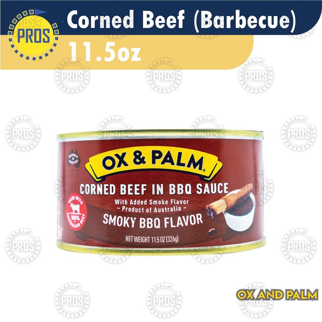 Ox Palm Corned Beef Smoky BBQ Flavor 326g Shopee Philippines