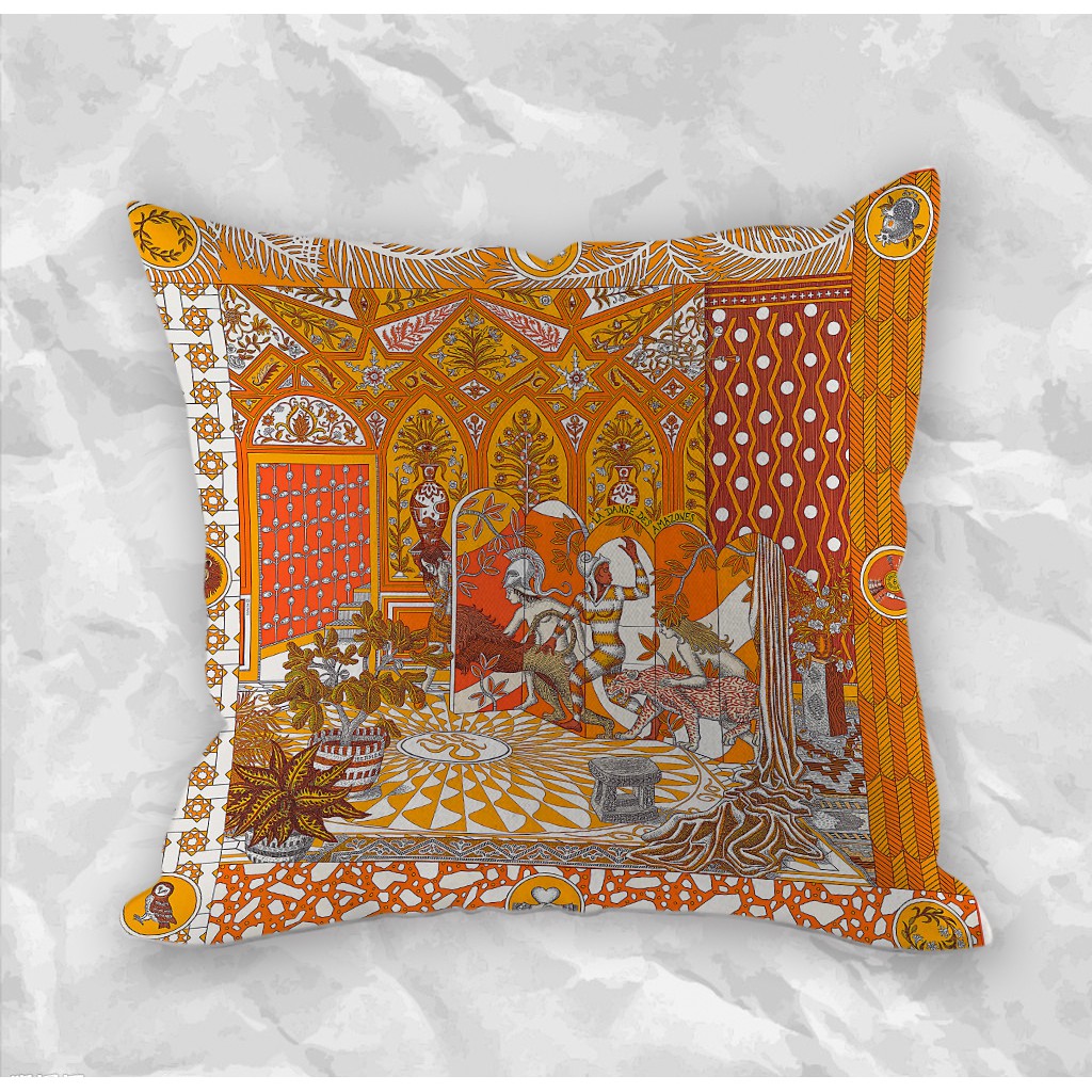 Hermès Decorative Zippered Pillow Case Creative Pillowcases Sofa Pillow