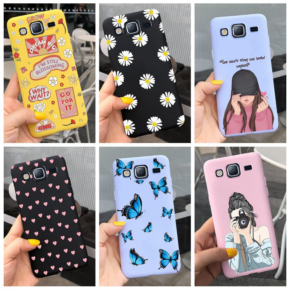 Samsung Galaxy J7 2016 J7 Core Daisy Cute Painted TPU Phone Case Samsung J7 2016 2015 J700F