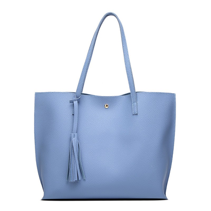 blue designer bag