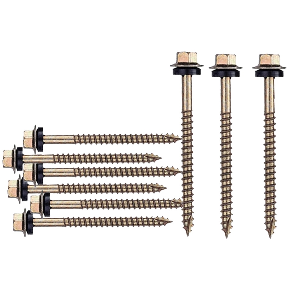 Tekscrew 12 x 65mm 100mm for Wood Tek Screw Tetanized Self Tapping Roofing Screw (250 pcs