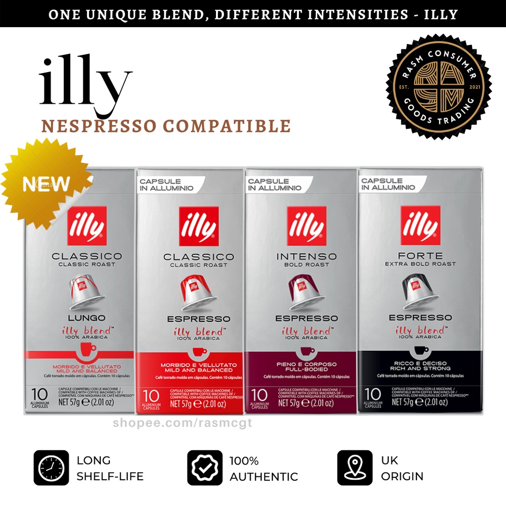 illy Nespresso Original Line Compatible Pods Shopee Philippines