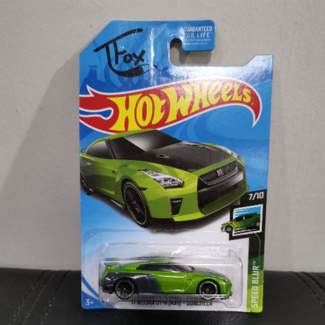 hot wheels 17 nissan gtr guaczilla