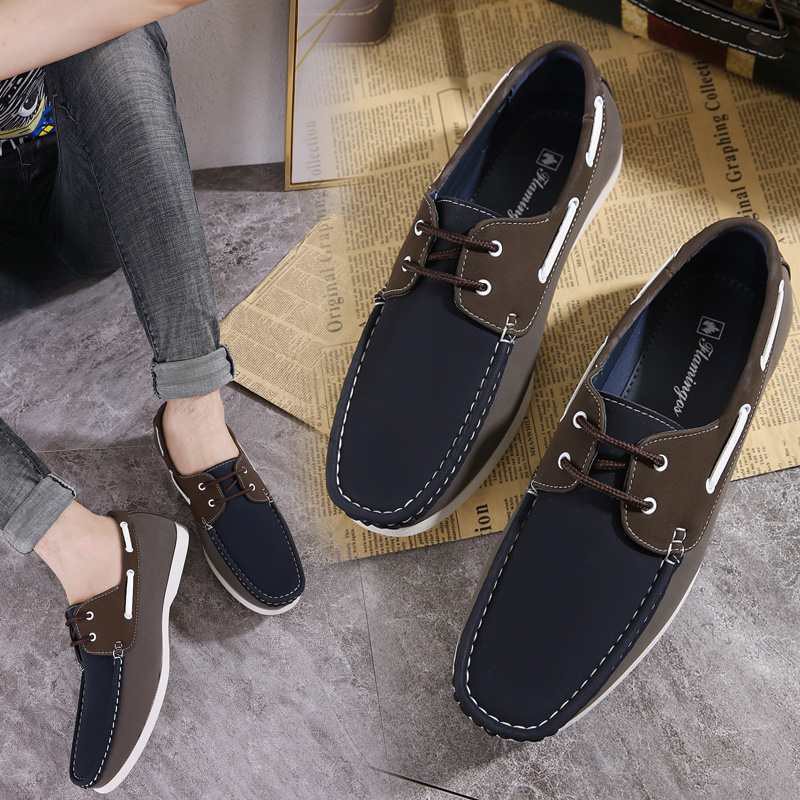 Top Sider Low cut Leather Boat Casual shoes For Men 9991 Shopee