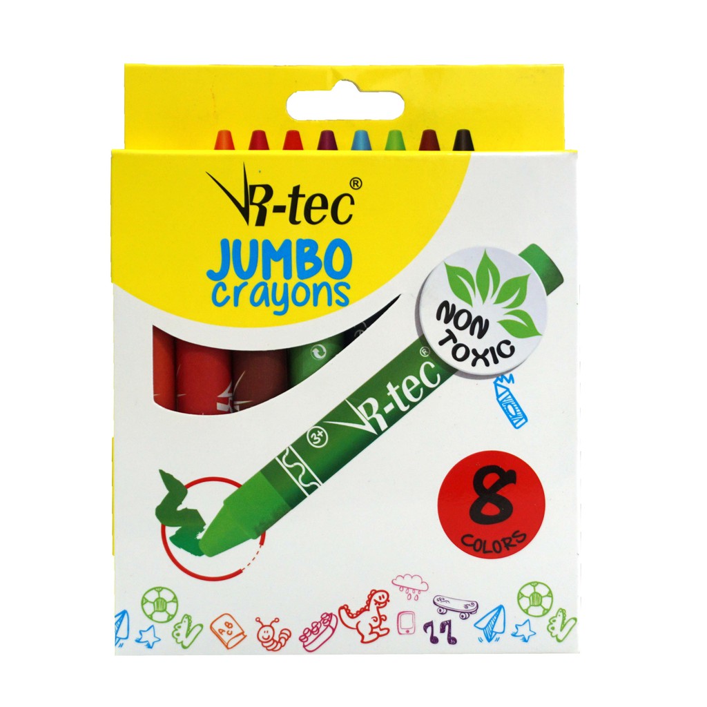 JUMBO CRAYONS 8 PCS (RTEC) Shopee Philippines