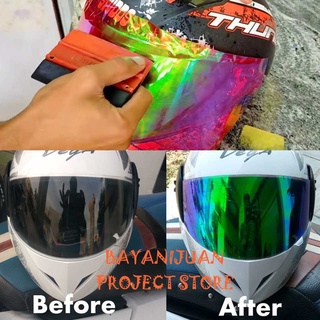 helmet visor tint sticker ( buy 5 get 1 free )  transparent film taillight  headlight tint