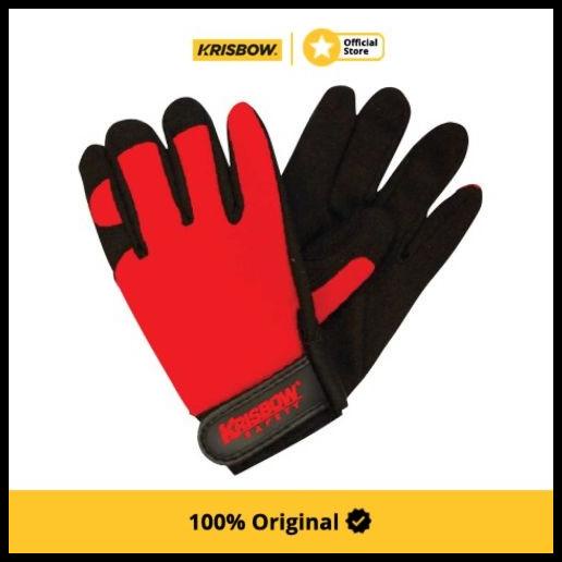 MERAH Krisbow Work Safety Gloves M Red Shopee Philippines