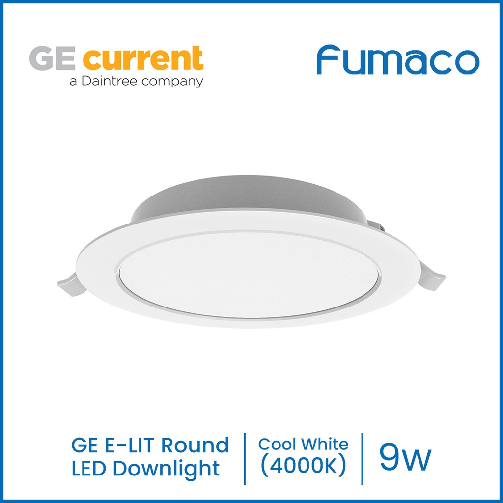 GE ELIT Cool White (4000K) Round LED Downlight 9w / Best Round LED
