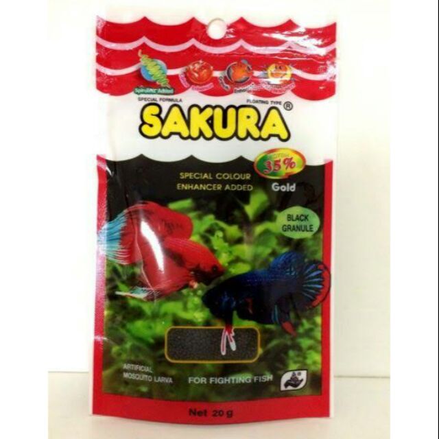 sakura betta food