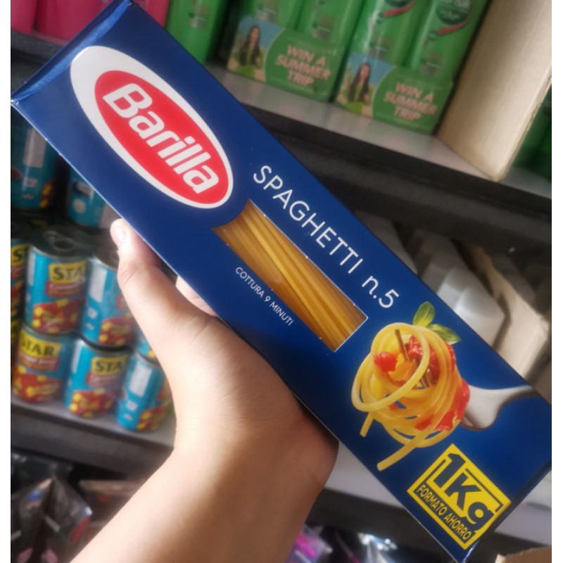 Barilla Pasta Spaghetti Pasta 1kg Shopee Philippines