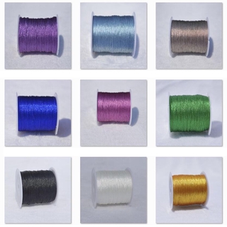 1pc DIY Handmade Accessories Golden Silver Strands Symphony Embroidery Yarn Bracelet Thread #2