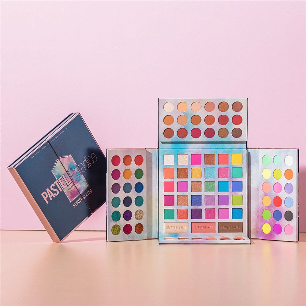 BEAUTY GLAZED New 105 Color Pastel Paradise Eye Shadow Palette Make up