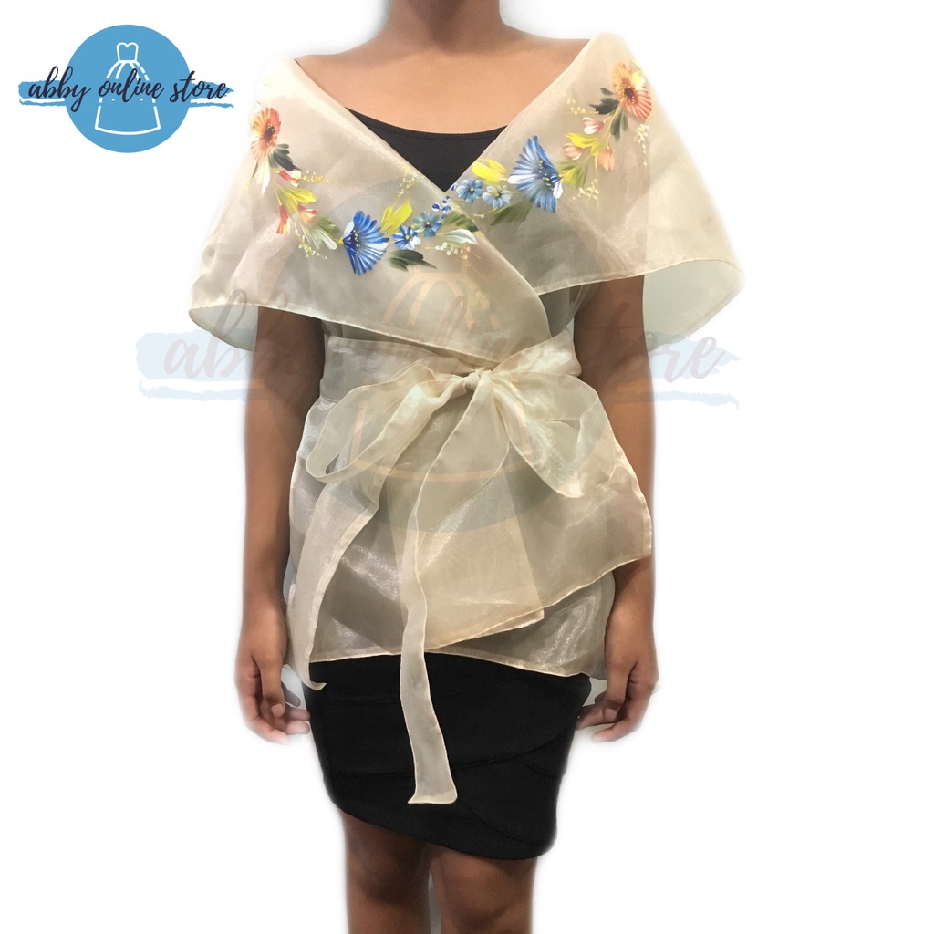 filipiniana wrap around