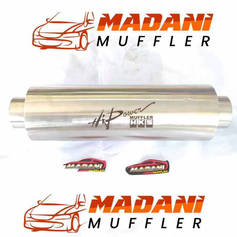 Manual stainless Steel Car Exhaust Resonator matic All Cars Shopee
